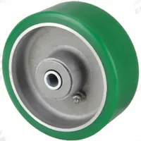 APPROVED VENDOR Caster Wheel: 5 in Wheel Dia., 2 in Wheel Wd, Polyurethane, 1,050 lb Load Rating (MPN 2RZD5). Key specifications — Brand: APPROVED VENDOR; Wheel/Tread Color: Green.