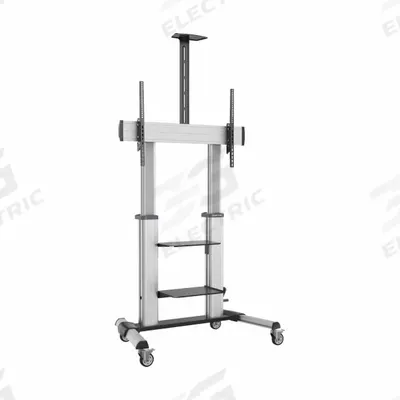 EATON TRIPP LITE Rolling TV Cart: For 60 in to 100 in Screen Size, Adj - Mobile TV & Monitor Carts