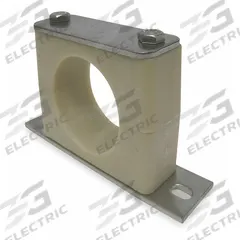 BEHRINGER PIPE SYSTEMS Beta Clamp: Smooth Bore, 316 Stainless Steel Clamp, Santoprene Cushion (MPN BSBX7350-SP)