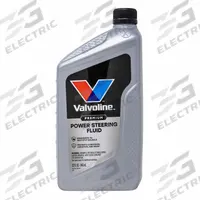 VALVOLINE Power Steering Fluid: 32 fl oz Container Size, Conventional (MPN 602241). Key specifications — Manufacturer Specifications: Meets GM part number 1050017 (Spec. 9985010); Brand: VALVOLINE; Base Formulation: Conventional.