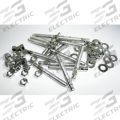 FOREVERBOLT Wedge Anchor: 1 3/4 in Overall Lg, 1/4 in Dia, 1/4"-20 Thread Size, NL-19 - 18-8 Stainless Steel Wedge Anchors
