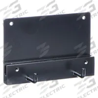 GLARO Umbrella Bag Holder: 6 in Overall Wd, 4 in Overall Ht, Satin Black, Wall Mount, 4 in x 6 in (MPN WVBS11BK). Key specifications — Brand: GLARO; Finish: Satin Black; Holder Style: One-Sided Capacity.