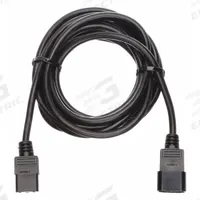 APPROVED VENDOR Power Cord: 15 ft Lg, 3/18, C14 Plug, C13 Receptacle, SJT, PVC, 10 A Current (MPN 5XFT3ID). Key specifications — Brand: APPROVED VENDOR; Jacket Material: PVC.