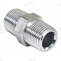 MI-T-M Hex Nipple: Mfr Part # 24-0010, Steel, 3/8 in Overall Dia. Key specifications — Compatible with Manufacturer Model Number: Series 5004; Product Type: Hex Nipple; Manufacturer Part Number: 24-0010.