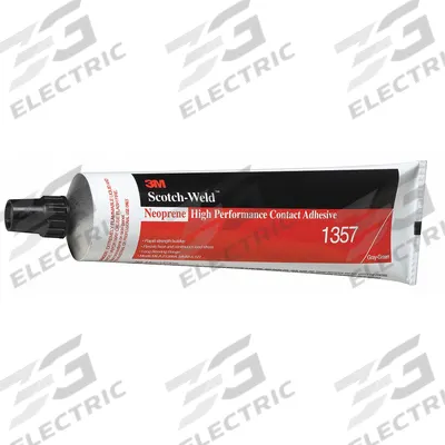 3M Contact Cement: 1357, Gen Purpose, 5 fl oz, Tube, Gray/Green - General Purpose Contact Adhesives