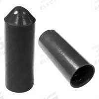 ELECTRIDUCT Heat Shrink End Caps: 4.72 in I.D. Before Shrinking, 2.36 in I.D. After Shrinking, 10 PK (MPN HSEC-500-BK-10PK). Key specifications — Shrink Ratio: 3:1; Temp. Range: -55°C to 110°C; Brand: ELECTRIDUCT.