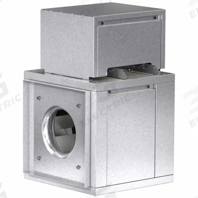 Dayton In-Line Duct Blower: 14 in Wheel, Belt Drive - Belt-Drive Blowers without Drive
