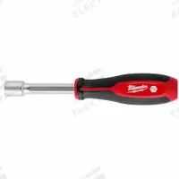 MILWAUKEE Nut Driver: Straight, HollowCore™, SAE, Without Magnetized Tip, Std, Hollow Hex Nut Driver (MPN 48-22-2455). Key specifications — attr1214485: Hex; attr1214505: MILWAUKEE.