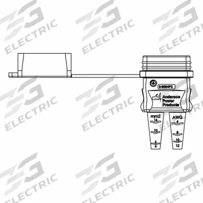 ANDERSON POWER PRODUCTS Environmental Boot: 3-6037P1, For SB Series, TPE - Anderson Power Connector Hardware & Accessories