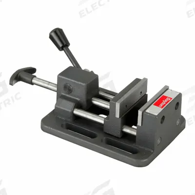 Dayton Machine Vise: 3 in Jaw Face Wd, 3 in Max Jaw Opening, 1 in Throat Dp - Quick-Release Drill Press Vises