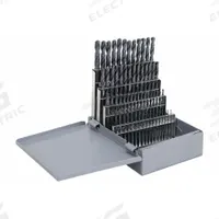 CHICAGO-LATROBE Screw Machine Drill Bit Set: 60 Pc, #60 to #1, 135° Split Point, Black Oxide HSS (MPN 69885). Key specifications — attr1238841: Metal Index; attr1238820: NAS 907 Type C.