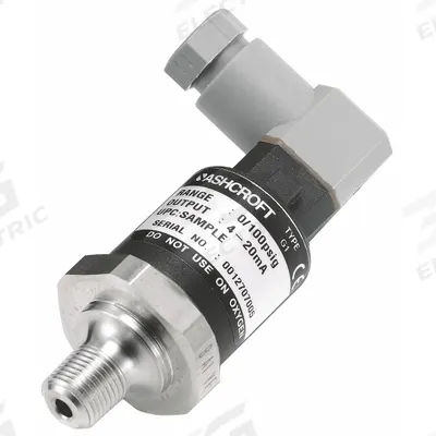 ASHCROFT Pressure Transmitter: 0 psi to 5,000 psi, 4 to 20mA DC - Pressure Transmitters with 4-Pin Mini-DIN Connector
