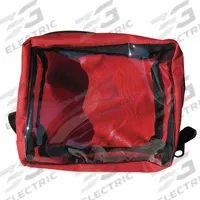 COAXSHER Organization Pouch: Orange, 6 in Overall Lg, 2 1/2 in Overall Wd, 5 in Overall Ht (MPN AS408-O). Key specifications — Color: Orange.