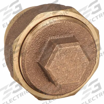 NIBCO Sweat Fitting Cleanout: 2 in CTS x 2 in CTS, FTG x Plug, Bronze (MPN 816 2) - Drain, Waste & Vent Wrot Copper & Bronze Tube Fittings
