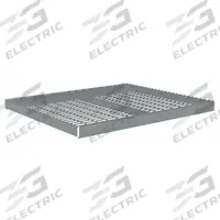 TENNSCO Shelf: 60 in x 48 in, 2,250 lb Load Capacity, Steel, 5 ga Decking, Gray, Shelf (MPN ZLCS-6048W). Key specifications — Decking Material: Steel; Includes: (4) Beams; Decking Finish: Zinc Plated; Shelf Configuration: Single Straight; Color: Gray; Frame Material: Steel; Brand: TENNSCO; Frame Finish: Zinc Plated.