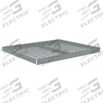 TENNSCO Shelf: 60 in x 48 in, 2,250 lb Load Capacity, Steel, 5 ga Decking, Gray - Wire Decking Shelf Kits for Boltless Shelving