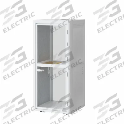 FLEXISPOT Workspace Pod: Quick Install Solo Pro, 1 Seating Positions, White, Aluminum - FlexiSpot Quick Install Office Pods