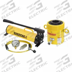 ENERPAC Cylinder and Hand Pump Set: 100 ton Cylinder Nominal Capacity, 3 in Cylinder Stroke, RCH1003 (MPN SCH1003H). Key specifications — attr96781: GP10S; attr96779: RCH1003; attr96780: P80; attr98877: ENERPAC.