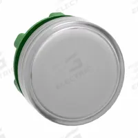 SCHNEIDER ELECTRIC Pilot Light Head: 22 mm Panel Mounting Hole Dia, White, Smooth, LED, XB5 Series (MPN ZB5AV013). Key specifications — Brand: SCHNEIDER; Compatible Lamp Module Type: Universal LED Module; Compatible with Series: XB5.