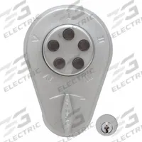 KABA SIMPLEX Mechanical Push Button Lockset: Chrome (MPN 9350000-26D-41). Key specifications — Product Type: Mechanical Push Button Lockset; Manufacturer Part Number: 9350000-26D-41; Key Override Options: None.