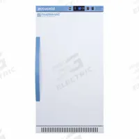ACCUCOLD Vaccine Refrigerator: 2.83 cu ft, Upright, 2°C to 8°C, 22 5/8 in Overall Dp, Swing, 1 Doors (MPN ARS32PVBIADA). Key specifications — Door Opening Style: Right; Color: White; Alarm Type: Temperature; Manufacturer Part Number: ARS32PVBIADA; Brand: ACCUCOLD; Product Type: Vaccine Refrigerator; Door Type: Swing; Refrigerant Type: R-600a.
