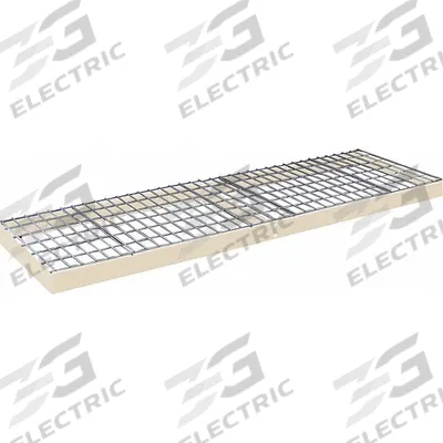HALLOWELL Boltless Shelf: 96 in x 48 in, 600 lb Load Capacity, Steel, 4 ga Decking - Wire Decking Shelf Kits for Boltless Shelving