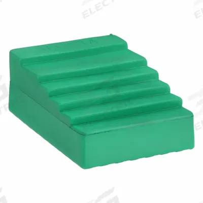 APPROVED VENDOR Pallet Jack Wheel Stop: Pallet Jack Wheel Stop, For Pallet Jacks, Green - Wheel Stops for Pallet Jacks