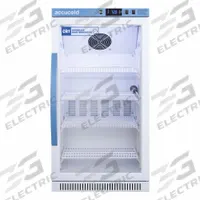 Controlled Room Temperature Cabinet: 115V AC, 68°F to 77°F, 19 3/4 in Overall Wd, 32 in Overall Ht (MPN ARG31PVBIADA-CRT). Key specifications — Brand: ACCUCOLD; Voltage: 115V AC; Includes: (4) Shelves; Door Hinge: Right Hinge.