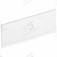 TRI-DEX Label Holder: 4 in x 1 3/4 in, Clear, Slide-In, 25 Label Holders, Snap-On, Plastic, 25 PK (MPN TR-1754). Key specifications — Color: Clear; Label Attachment Type: Slide-In; Finish: Smooth; Mounting Type: Snap-On; Material: Plastic; Brand: TRI-DEX.
