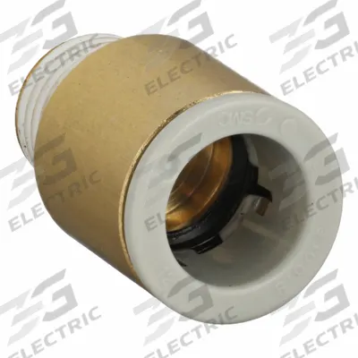 SMC Push-Fit Adapter Fitting: 12 mm OD x 1/4 in Pipe Size, Push-to-Connect x BSPT - Polybutylene & Brass Tube Fittings