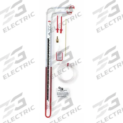 Dwyer Analog Manometer: U-Inclined, 1227 - Stationary Analog Manometers