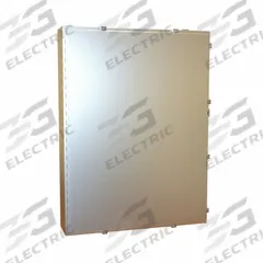 HAMMOND Electrical Enclosure: Stainless Steel, 48 in x 36 in x 8 in, NEMA 12/13/3R/4/4X, w/Panel (MPN 1418N4SSS8). Key specifications — Brand: HAMMOND; Closure Method: Clamps; Enclosure Material: Stainless Steel; Knockouts: Not Included; Includes Inner Panel: with Inner Panel Included.