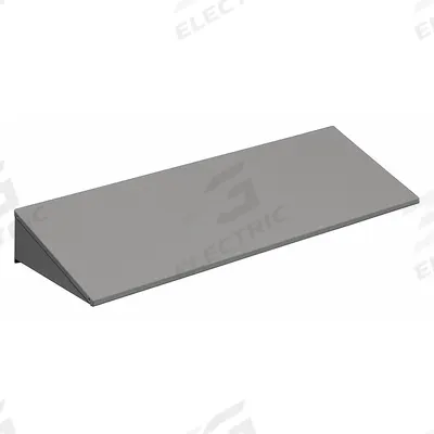 TENNSCO Locker Sloping Top: 24 in x 24 in x 8 1/2 in, For 24 in Locker Wd, Steel - Slope-Top Components & Kits for Standard Lockers