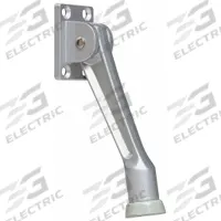 Lever Door Holder: Door - Mounted, 1 7/16 in Wd, 5 in Overall Ht, Aluminum (MPN IL-KDDH-5-AL). Key specifications — Brand: KABA ILCO; Color: Gray.
