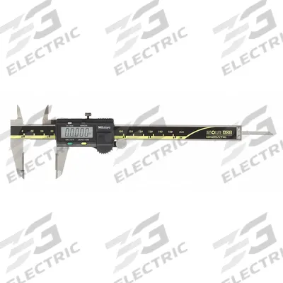 MITUTOYO Carbide Jaw Digital Caliper: 0 in to 6 in /0 mm to 150 mm, Inch/Metric - Digital Calipers without SPC Output for General Use