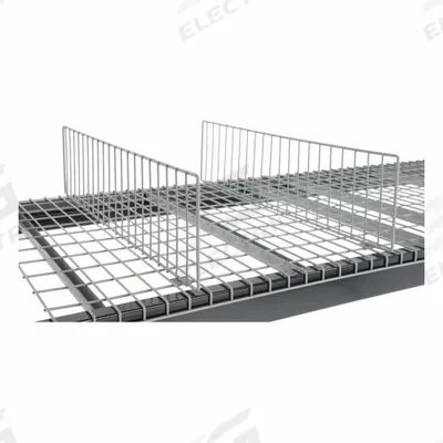 NASHVILLE WIRE Pallet Rack Divider: 48 in x 10 in, Steel, Galvanized - Pallet Rack Dividers