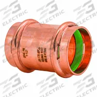 QUICKFITTING SUREPRESS Crimp Coupling Fitting: 1 1/2 in CTS x 1 1/2 in CTS size, No Center Stop (MPN SPWC55NSR). Key specifications — Brand: QUICKFITTING SUREPRESS; Broad - Material for Bullet: Copper Or Bronze; Brand - Broad: QUICKFITTING SUREPRESS.