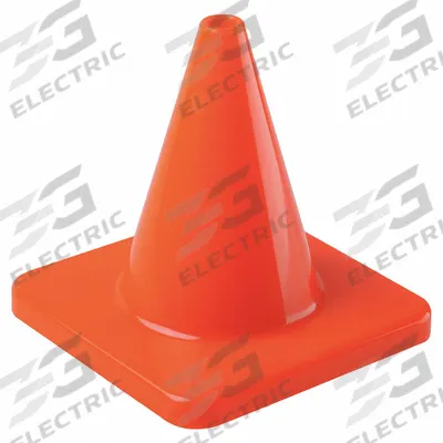 APPROVED VENDOR Traffic Cone: 4 in Cone Ht, Orange, Non-Reflective, PVC, Blank - Traffic Cones for Non-Roadway Use