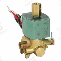 REDHAT Solenoid Valve: 4-Way, 1/4 in Pipe Size, 110V AC/120V AC, Watertight/Without Junction Box (MPN 8345G001MO). Key specifications — Pipe Size: 1/4 in; Voltage: 110V AC; Brand: REDHAT; Coil Enclosure: Without Junction Box.