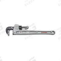 CRESCENT Pipe Wrench: Aluminum, 2 7/8 in Jaw Capacity, Serrated, 18 in Overall Lg, Ergonomic (MPN CAPW18). Key specifications — attr309808: Ergonomic; attr309815: Aluminum; attr324941: CRESCENT.