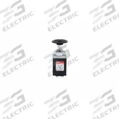 ARO Manual Air Control Valve: 50, Three-Way / Two-Position, Button, Black, 16 scfm Flow Rate - Max (MPN 5031-02). Key specifications — attr1092903: Black; attr1086905: Spring Return; attr1086907: 50; attr1086914: Normally Closed; attr1086904: Manual Air Control Valve; attr1086871: 5031-02.
