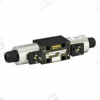PARKER Hydraulic Directional Valve: 21.1 gpm Max Flow Rate, D03 NFPA Size, Three Positions, 24V DC (MPN D1VW001CNJW). Key specifications — attr1018253: PARKER; attr1018274: D03; attr1018249: D1VW001CNJW; attr1018289: D1VW.