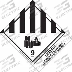 LABELMASTER DOT Container Label: Lithium Battery Miscellaneous Dangerous Goods, Paper, Label, 500 PK (MPN HSNLB6500). Key specifications — Brand: LABELMASTER; Message: Lithium Battery Miscellaneous Dangerous Goods.