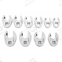 GEARWRENCH Crowfoot Socket Set: Alloy Steel, Chrome, 10 Tools, 3/8 in Drive Size, 6 Points (MPN 89119). Key specifications — attr309639: Chrome; attr309638: Alloy Steel; attr309631: 10 mm to 19 mm; attr324933: GEARWRENCH.