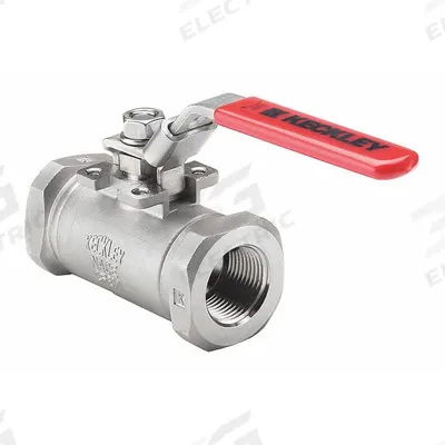KECKLEY Manual Two-Way Ball Valve: 2 in, 316 Stainless Steel, Straight, FNPT x FNPT - Stainless Steel Ball Valves