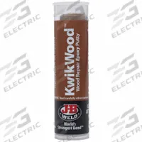 J-B WELD Putty: KwikWood, Wood Repair, 1 oz Container Size, Stick, Brown, Epoxy (MPN 8257). Key specifications — Series: KwikWood; Base Material: Epoxy; Color: Brown; Brand: J-B WELD.