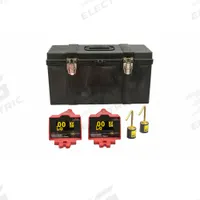 HDE Phasing Meter: 100 V to 138 kV, IP64, Digital Display, Digital, AC Volt (MPN DDVIP-138). Key specifications — IP Rating: IP64; Brand: HDE; Includes: (2) 025-OLPS-5 Overhead Brass Hook Probes.