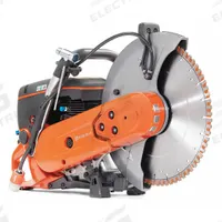 HUSQVARNA Concrete Saw: 14 in Blade Dia., Wet/Dry, 5 in Max. Cutting Dp, 5,400 RPM Max. Blade Speed (MPN K770). Key specifications — attr313615: Wet/Dry; attr313618: Gasoline; attr325106: HUSQVARNA.