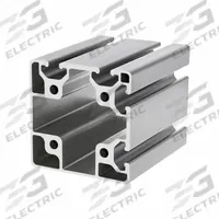 T-Slot Framing System Profiles: Square, 40 Series, Smooth, Quad, 3 m Nom Lg, 80 mm x 80 mm, 6 Slots (MPN 40-8086-LITE-3M). Key specifications — Brand: 80/20; Material: Aluminum.
