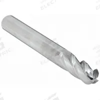 CLEVELAND Ball End Mill: Carbide, 4 Flute, 5/16" Mill Dia, 7/8" LOC, 2-1/2" OAL (MPN C63544)